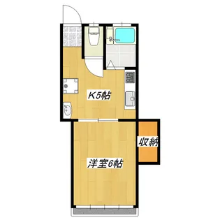 ベルメゾン【2階】の間取り