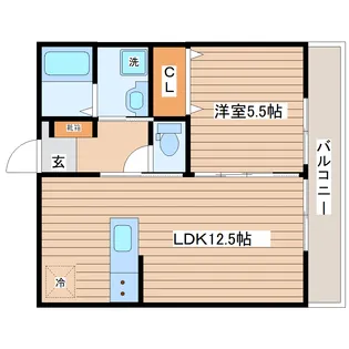 GRESS長町1丁目【3階】の間取り
