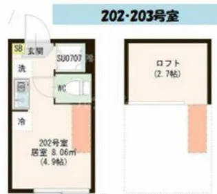 シースカイ平井【2階】の間取り