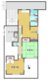 コーポ・アベ【1階】の間取り