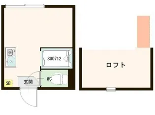 東京都中野区弥生町1【アパート】の間取り