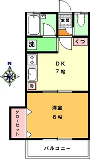 ポーラーワン【2階】の間取り