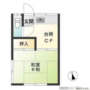 佐藤荘【2階】の間取り