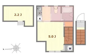 東京都中野区大和町3【アパート】の間取り