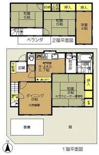 東京都練馬区西大泉3【一戸建】の間取り