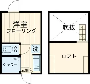 ティ・アーモフラワー【1階】の間取り