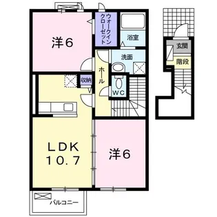 コートドールST II【2階】の間取り