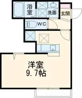 ラシーネ東中野【1階】の間取り