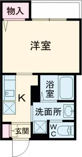 スタジオーネ駅南【2階】の間取り