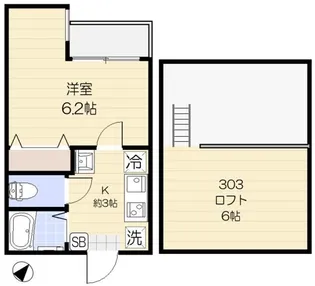 インスパーク本駒込【3階】の間取り