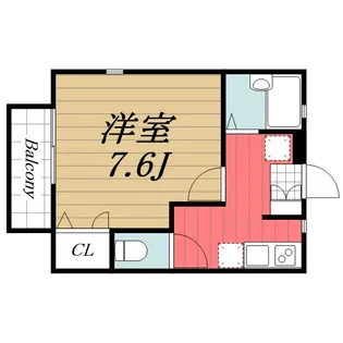 千葉県千葉市中央区松波3【アパート】の間取り
