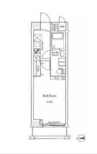 ル・リオン東京アクアサイド【3階】の間取り