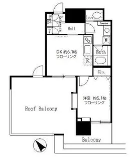 サンクレール荒川ブランガーデン【3階】の間取り