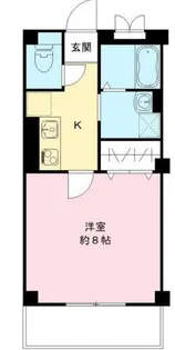 フレグランス上目黒【3階】の間取り
