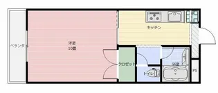 エレガンスポアソン【1階】の間取り