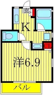 ミニフラット16【1階】の間取り