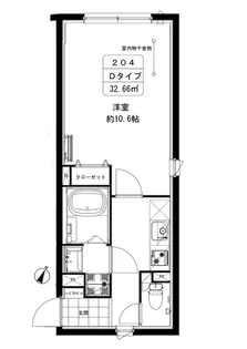カーサブリランテ本駒込【2階】の間取り