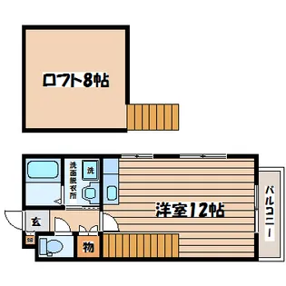 フランジュール【2階】の間取り