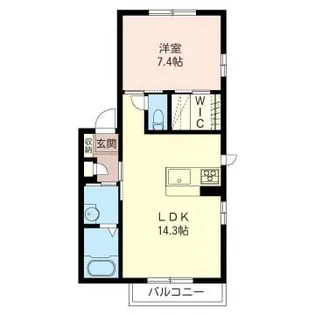 クローバー【2階】の間取り