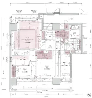 ザ・パークハウス大濠翠景【10階】の間取り