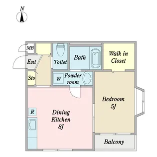 パセオ船堀【2階】の間取り