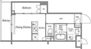ACP Residence 中延【1階】の間取り