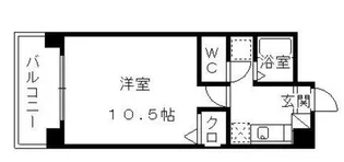 アメニティ吉塚【3階】の間取り