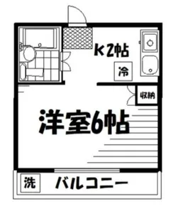 神尾ハイツ【2階】の間取り