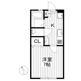 フミエール北沢【1階】の間取り