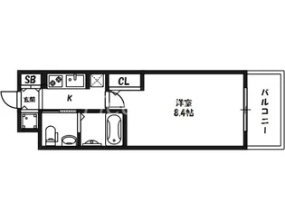 エスライズ梅田DOSHIN【2階】の間取り