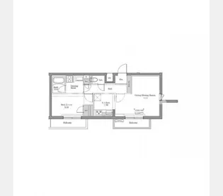 BluRock大鳥居【3階】の間取り