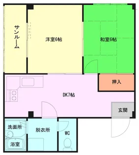 アネックス山内【3階】の間取り