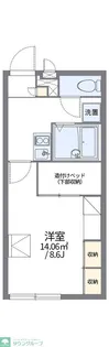 レオパレス天佑【1階】の間取り