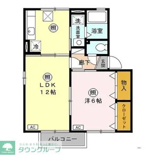ブルーリーフ A/B【1階】の間取り