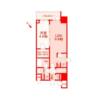 EEL馬車道【5階】の間取り