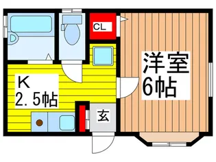 アルバーニ天沼【1階】の間取り
