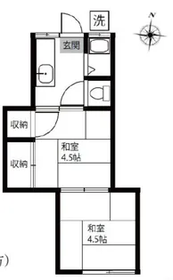 あすかパレス瀬谷B AD【1階】の間取り