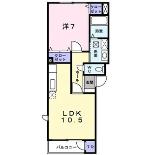 フォレストサイド【2階】の間取り