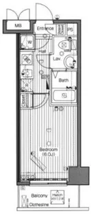 グランド・ガーラ南麻布【6階】の間取り