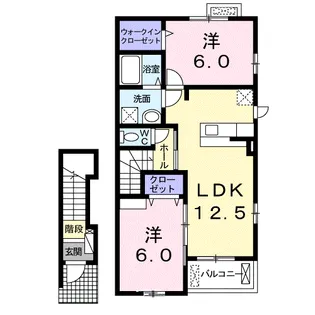 リバーサイド寿【2階】の間取り
