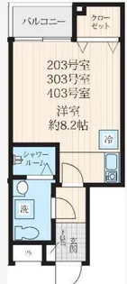 東京都江東区新大橋3【マンション】の間取り