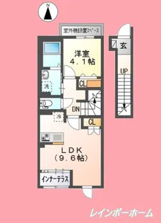 東京都葛飾区西水元4【アパート】の間取り