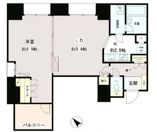 フルール田町【11階】の間取り