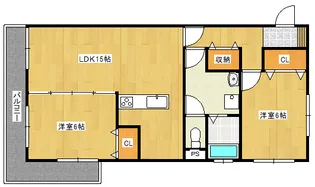 パステル12【6階】の間取り