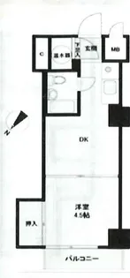 ドミー池袋【2階】の間取り