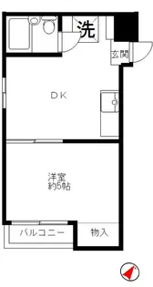 エスカイア高田馬場【2階】の間取り
