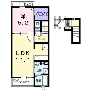 ラ・セゾン【2階】の間取り