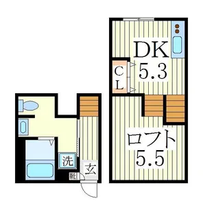 RIZEST柏【2階】の間取り