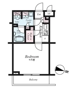 ルーブル東蒲田八番館【2階】の間取り