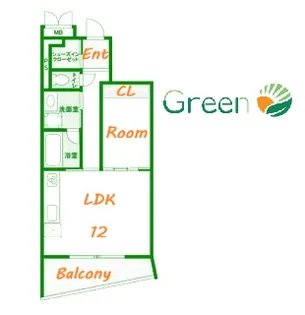 THE TAKASUNA KULTURCE【2階】の間取り